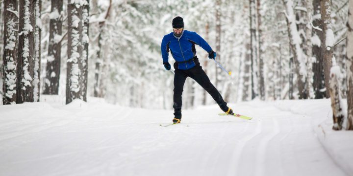 Ladda för längdskidor i vinter
